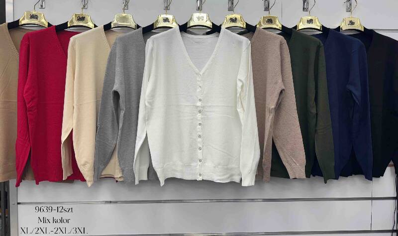 Narzutka damska Roz XL/2XL-2XL/3XL, Mix Kolor Paczka 12 szt